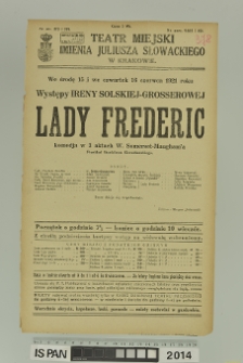 LADY FREDERIC