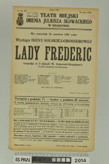 LADY FREDERIC