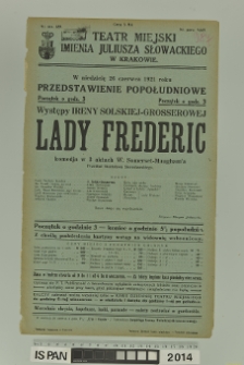 LADY FREDERIC