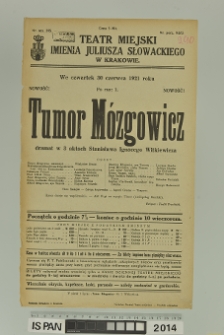 TUMOR MÓZGOWICZ