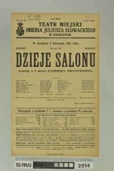 DZIEJE SALONU