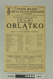 ORLĄTKO (L'AIGLON )