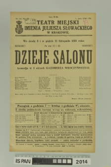 DZIEJE SALONU