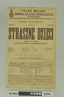 STRASZNE DZIECI