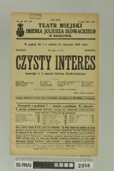 CZYSTY INTERES