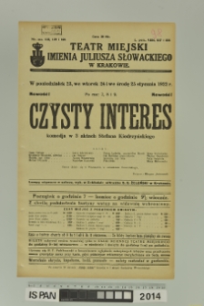 CZYSTY INTERES