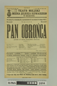 PAN OBROŃCA