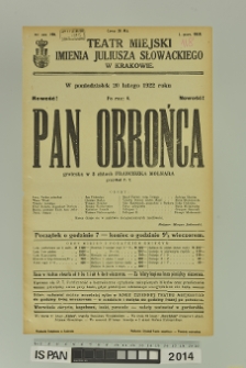 PAN OBROŃCA
