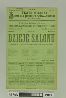 DZIEJE SALONU