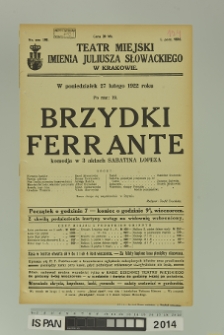 BRZYDKI FERRANTE