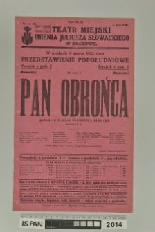 PAN OBROŃCA