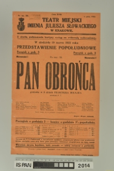 PAN OBROŃCA