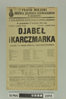 DJABEŁ I KARCZMARKA