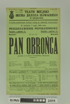 PAN OBROŃCA