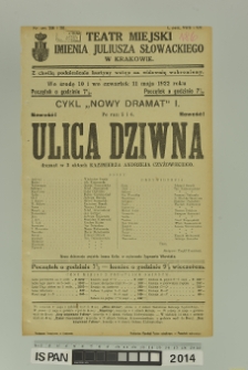 ULICA DZIWNA