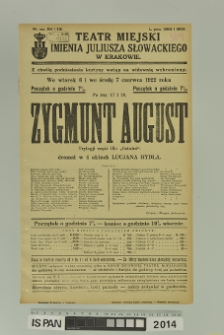 ZYGMUNT AUGUST