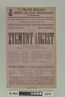 ZYGMUNT AUGUST