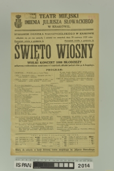 ŚWIĘTO WIOSNY – Wielki koncert 1000 Młodzieży