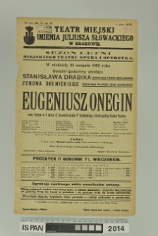 EUGENIUSZ ONEGIN