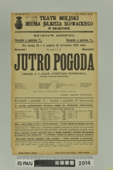 JUTRO POGODA