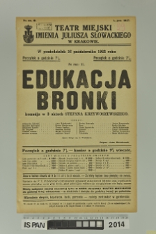 EDUKACJA BRONKI