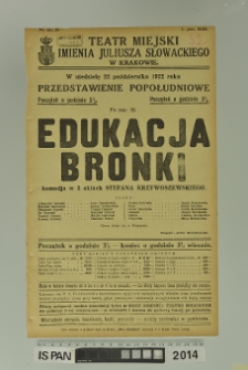 EDUKACJA BRONKI