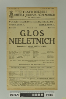 GŁOS NIELETNICH