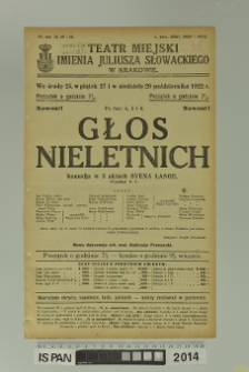 GŁOS NIELETNICH