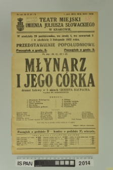 MŁYNARZ I JEGO CÓRKA