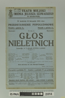 GŁOS NIELETNICH