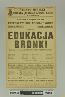 EDUKACJA BRONKI