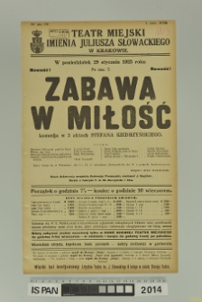 ZABAWA W MIŁOŚĆ