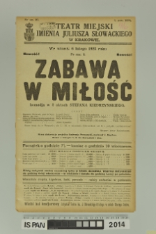 ZABAWA W MIŁOŚĆ