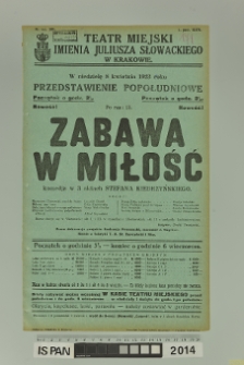 ZABAWA W MIŁOŚĆ