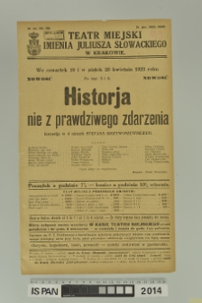 HISTORJA NIE Z PRAWDZIWEGO ZDARZENIA