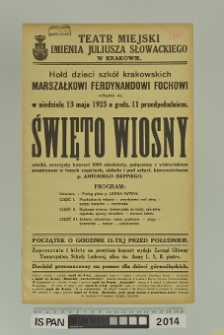 ŚWIĘTO WIOSNY