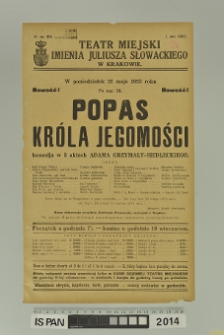 POPAS KRÓLA JEGOMOŚCI