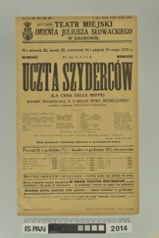 UCZTA SZYDERCÓW (La cena delle beffe)