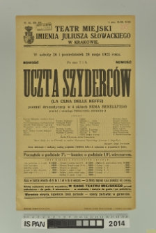 UCZTA SZYDERCÓW (La cena delle beffe)
