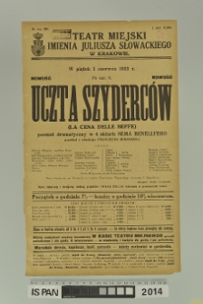 UCZTA SZYDERCÓW (La cena delle beffe)
