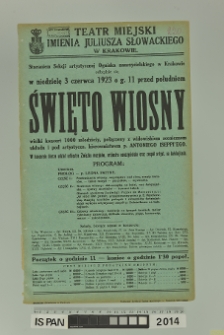 ŚWIĘTO WIOSNY