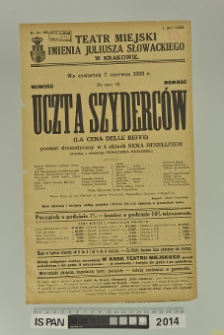 UCZTA SZYDERCÓW (La cena delle beffe)