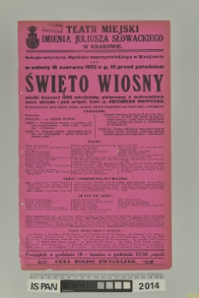 ŚWIĘTO WIOSNY