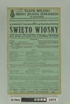 ŚWIĘTO WIOSNY