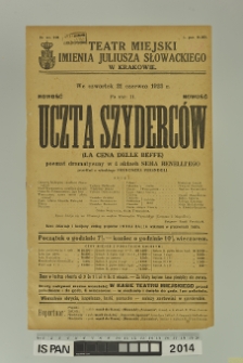 UCZTA SZYDERCÓW (La cena delle beffe)