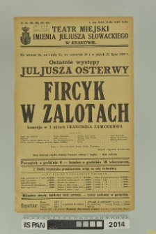 FIRCYK W ZALOTACH