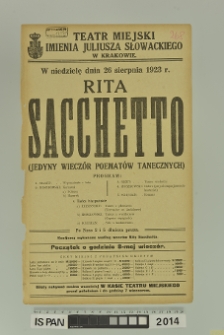 RITA SACCHETTO