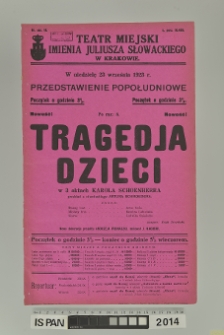 TRAGEDJA DZIECI