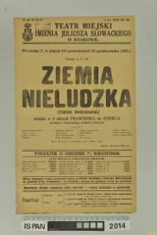 ZIEMIA NIELUDZKA ( Terre inhumaine)