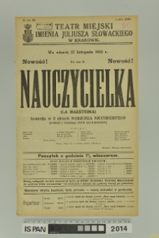 NAUCZYCIELKA ( La maestrina)